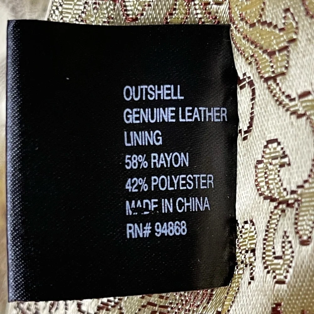 Norm Thompson vintage leather jacket blazer - Picture 9 of 12